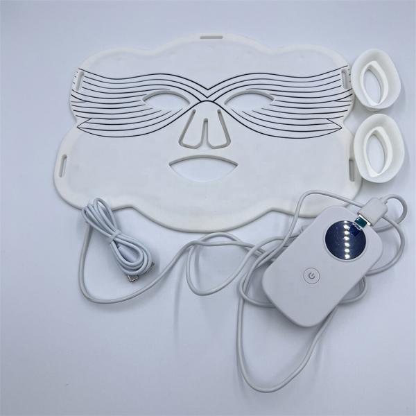 Target Area Nose Customized Shapes Silicone LED Face Mask for Whitening and More