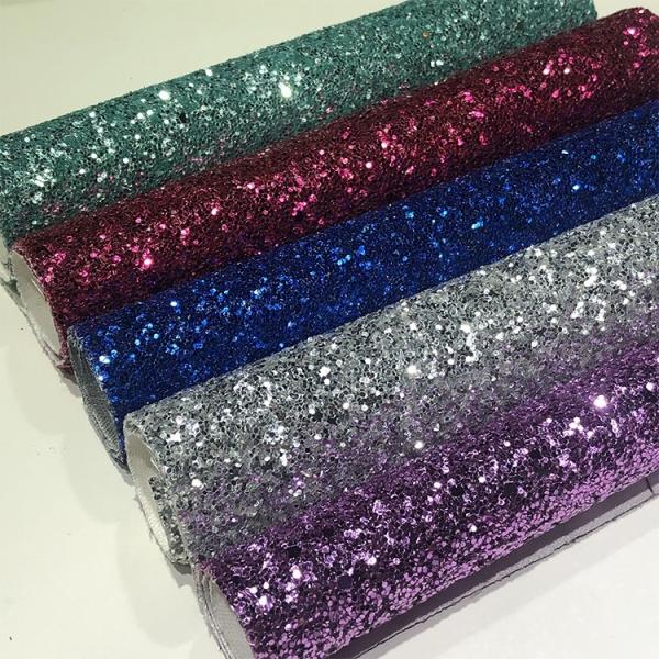 0.8mm Glitter Leather Fabric