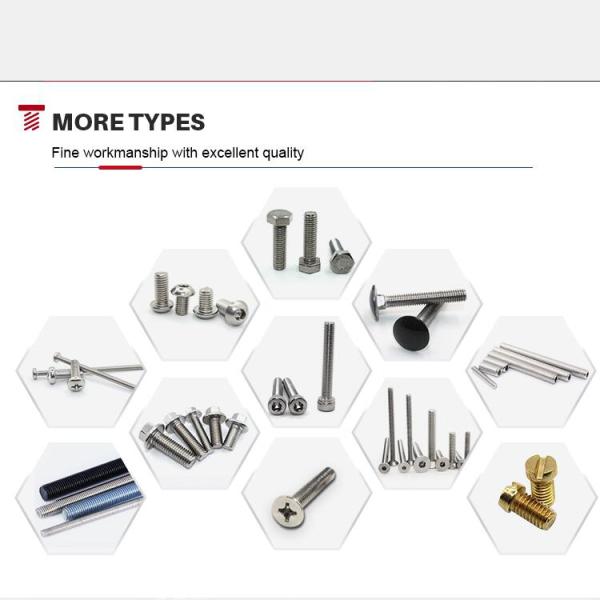 Прямая отделка GB Стандартные шестеренные болты и гайки из нержавеющей стали 304 316 для производства