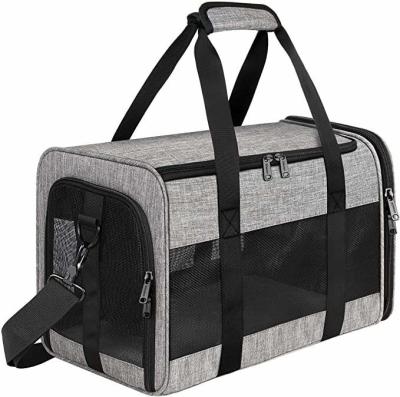 Travel & Car Small Dogs Puppies Cat Pet Carrier Airline Approved Soft Sided Collapsible Top Loading Cat Bag Carrier