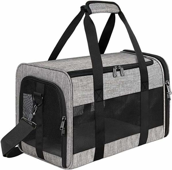 Travel & Car Small Dogs Puppies Cat Pet Carrier Airline Approved Soft Sided Collapsible Top Loading Cat Bag Carrier