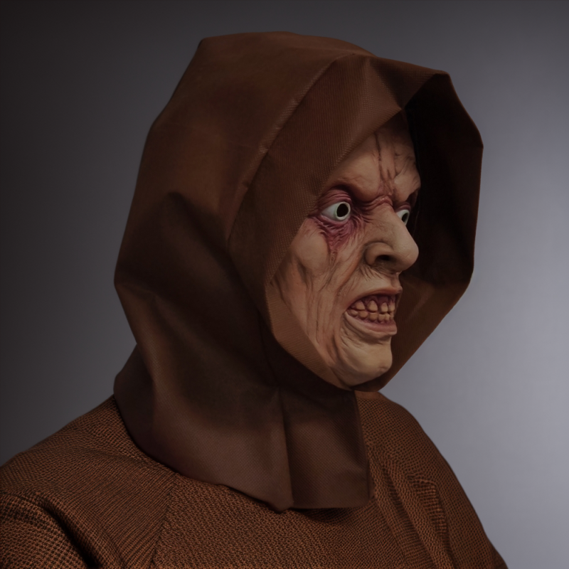 Breathable and Comfortable Latex Creepy Mask One Size Fit Most for Spooky Entertainment