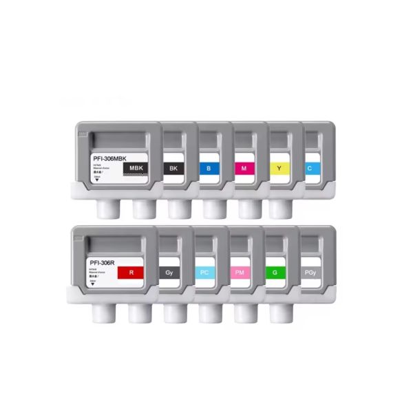 Betcolor PFI-306 Ink Cartridge  for Cartridge Compatible 330ml for IPF8400/IPF9400Plotter Ink Cartridge with Chip