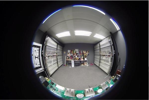 1/4 0.69mm F2.3 Megapixel M8 mount 220degree IR-Cut Fisheye Lens for OV9281
