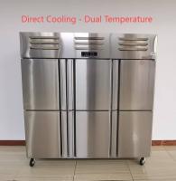Facile à lire Commercial Cuisine réfrigérateur congélateur Manche cachée 1600L 220V