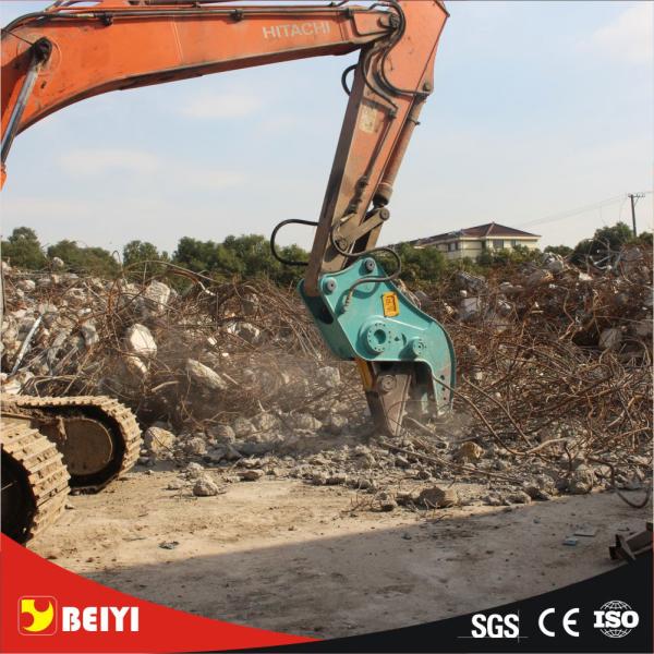 BEIYI hydraulic pulverizer attachments reinforcing steel breaker for Building Secondary Demolition