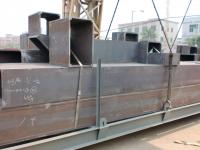 Quadros de construção de aço pesados que pintam colunas encaixotadas para a fábrica do Chile