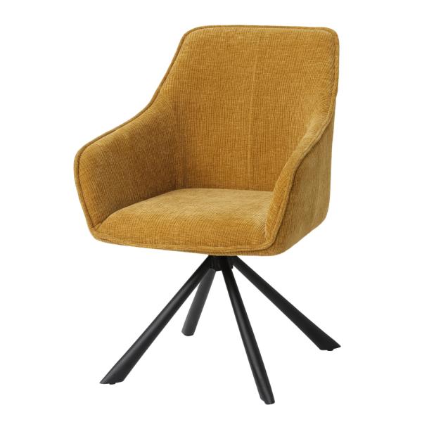 Внутренний стильный современный вращающийся стул Элегантный дизайн с легкой рамой