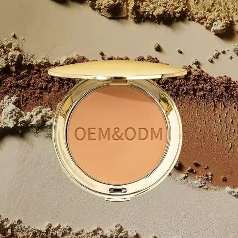 Natural Makeup Compact Powder Pressed Powder Compact Makeup Foundation Powder Customized Private Logo