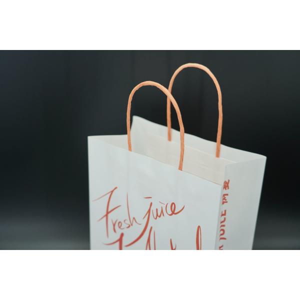 Промышленность Напечатанные на заказ подарочные пакеты прочные экологически чистые Kraft Food Bags