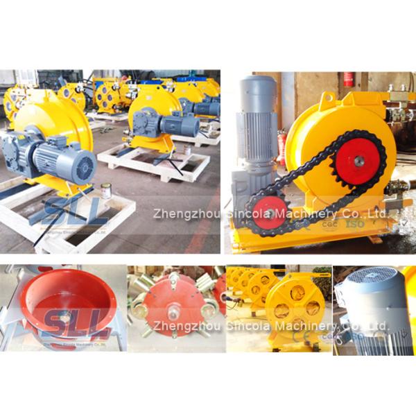 Peristaltic Concrete Pump / Flexible Tube Pump High Elastic Rubber Outer Layer