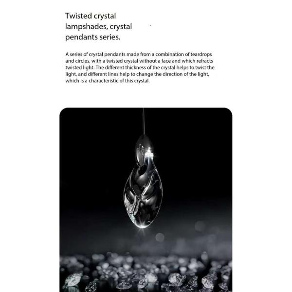 Light Luxury Modern Bedroom Bedside Lamp Living Room Creative High Grade Sense Crystal Pendant Light Simple Restaurant Bar Small Chandelier