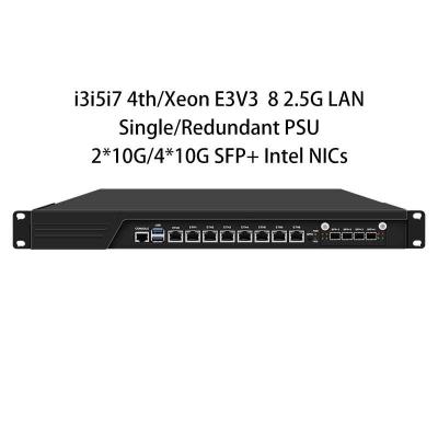 Zynshield 2U Rackmount OPNsense Firewall 8 2.5G LAN Support 40Gbps SFP+ Bypass Redundant