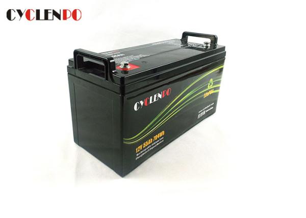 12v 55ah 1C Deep Cycle Lifepo4 Battery For Electric Car Low Self Discharge Rate