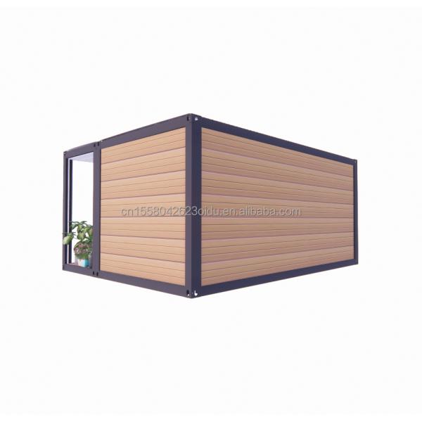 Customized Color 20ft Wooden House with Luxurious Garden Studio Flat Package Container and Mobile Bar Materials Used