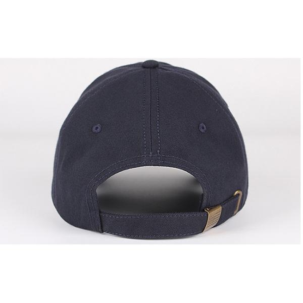 Embroidery Polyester Custom Personalized Hats / Antiqued Brass Buckle Baseball Caps