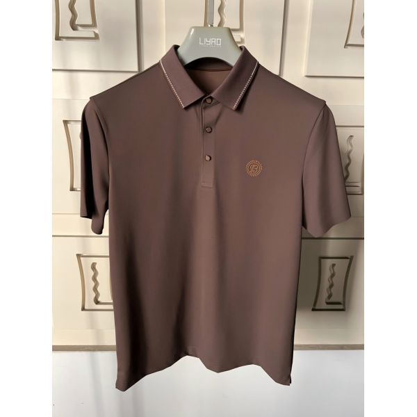 Luxury Men Polo Shirts | Minimalist Design with Contrast Collar, High - End Workmanship Men T-shirt Profession T-shirt Factory