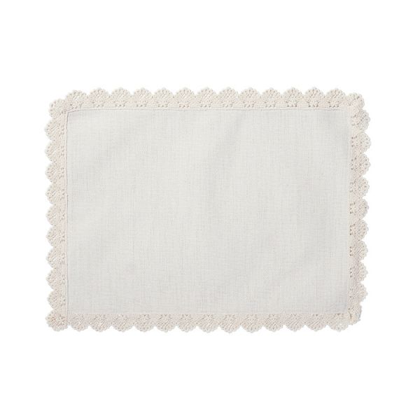 Sublimation Printing Nordic Cotton Linen Placemats Anti-Scald DIY Printable Blank Table Mats Home Textile Supplies