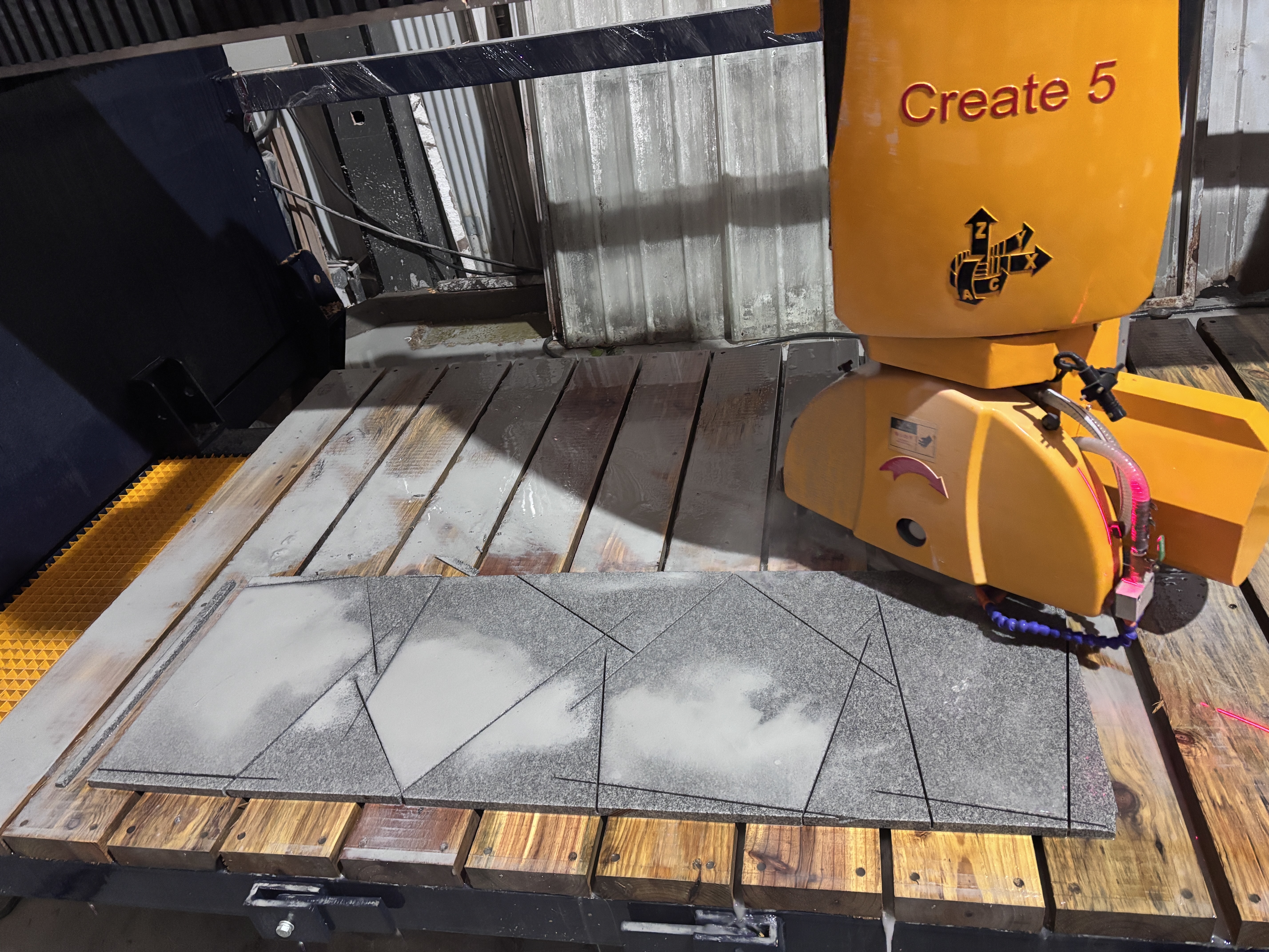 5 Axis High Precision Bridge Cutting Machine