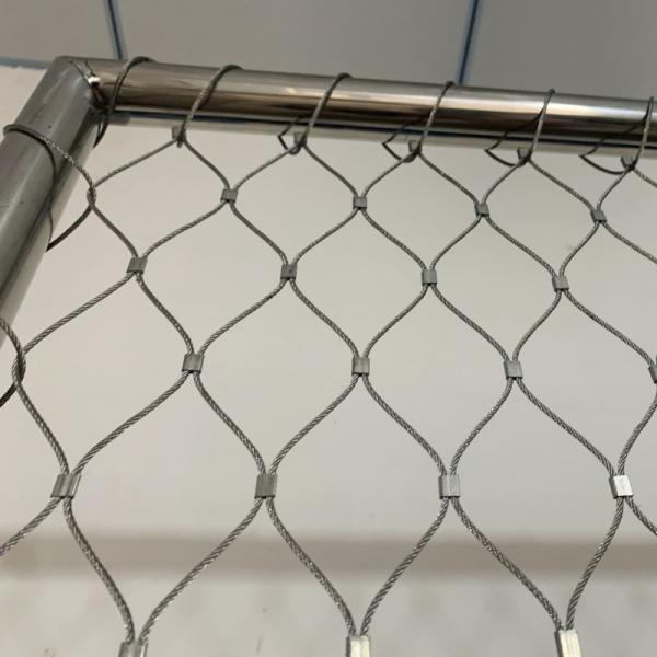 316L Stainless Steel Rope Mesh Netting Bird Netting Wire Mesh Flexible 7*7 Or 7*19 Wire Structure