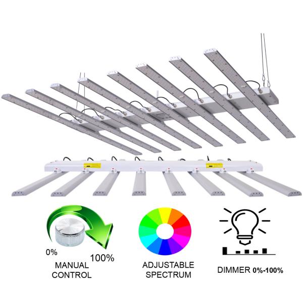 Veg conduzido durável cresce luzes/estufa comercial cresce a C.A. das luzes 110V/220V