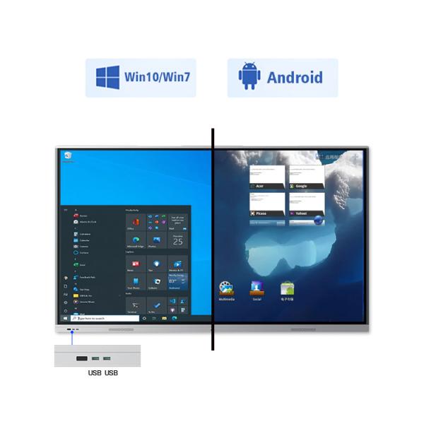55-дюймовая интеллектуальная интерактивная доска Multi-Touch Цифровая доска Интерактивная плоская панель Цена