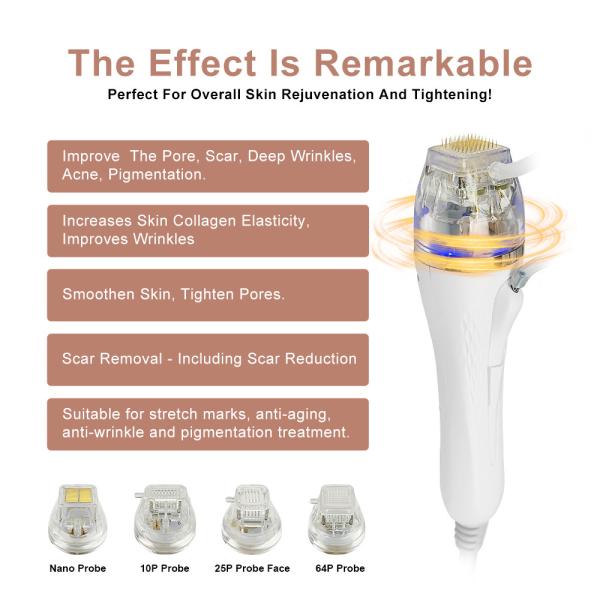 Customized RF Microneedling Machine CE Certified Skin Rejuvenation China Beauty Machine Manufactuer