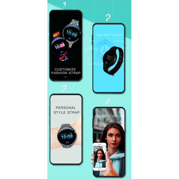 IP67 0.96inch Smart Bracelet Fitness Tracker Remote Camera Sleep Monitor