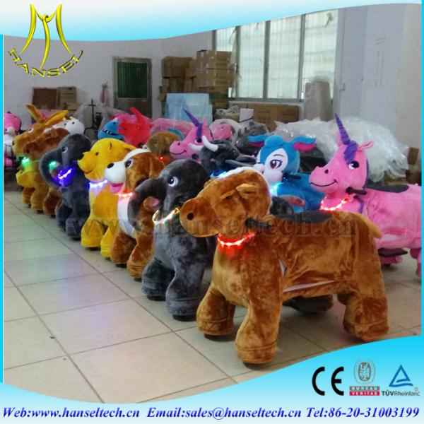 Hansel electric riding animals 4 wheels bikes happy rides kiddy ride machine kids mechanical bull riding for sale