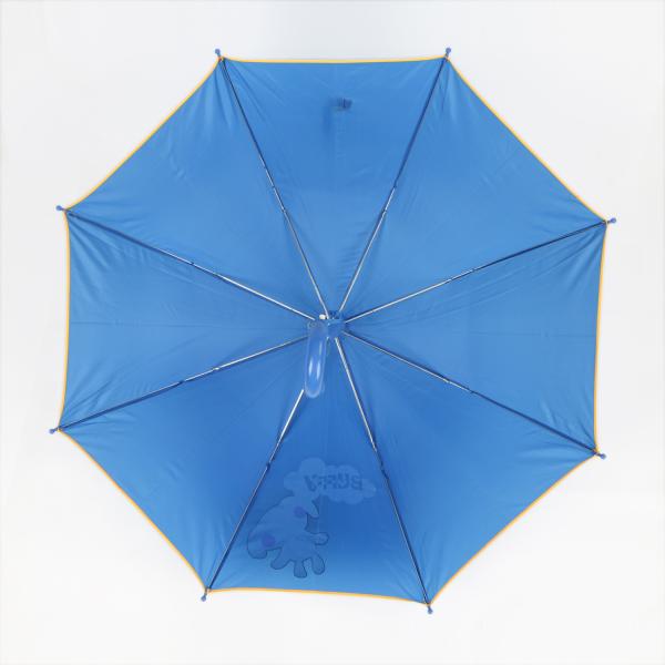 Blue Children'S Character Umbrellas , Manual Opening Child Rain Umbrella