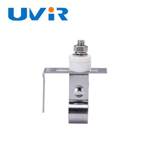 Medium Wave IR Lamp Holder 15x33mm Ceramic Aluminum Twin Tube