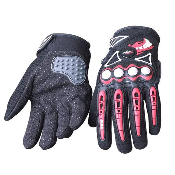 Non - Slip Electric Motorcycle Parts Waterproof Leather Motorcycle Gloves