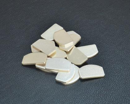 Silver Electric Contacts AgW , Powder Metallurgy Parts Silver Plated Contacts