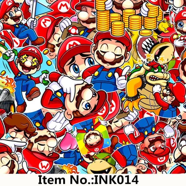Super Mario Pigment Ink Water Transfer Printing Film 210X297mm
