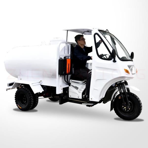 Motorized Tricycle with 5.0-12 Tire Size and 5 2 Rear Spring Leafs ' Transportation Needs