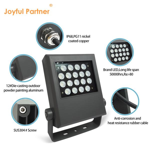 LED Garden Spot Light 18W 24VDC Waterproof Outdoor CREE LED Single Color IP65 With DALI Dimming