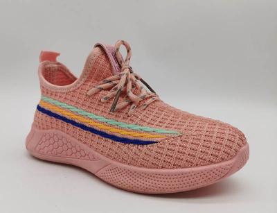 Sock Upper OEM Kids Girls Running Shoes Fly Knitting Anti Slippery
