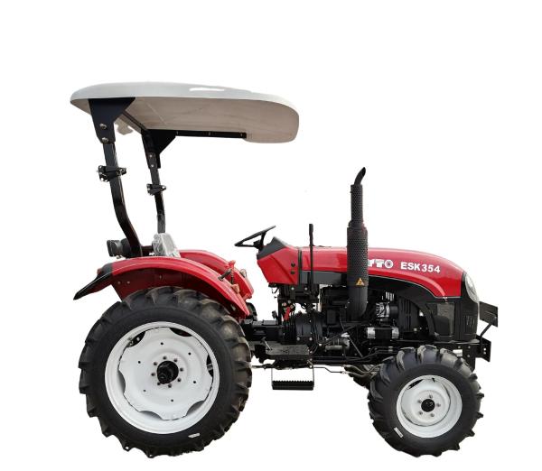 YTO ESK354 tractor with sunshade canopy is a compact, versatile 35HP agricultural machine