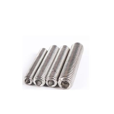 Conjunto de parafusos Soquete hexagonal DIN913 M3 M4 M5 M6 M8 M10 M12 M14 M16 M18 M20 M24 Ponto plano