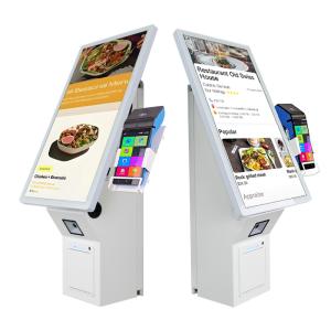 Borne de paiement libre-service murale pour restaurant avec écran tactile 21,5"