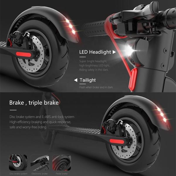 EU/US Warehouse Delivery 350W X8 Folding E-Scooter 10inch 10Ah Electric Scooters for Bluetooth Connectivity