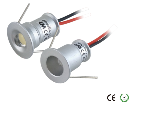 LED Mini Down Lamp 1W IP65 Ra80 DC3V/DC12V LED Mini Stars LED Downlight Lighting Kit