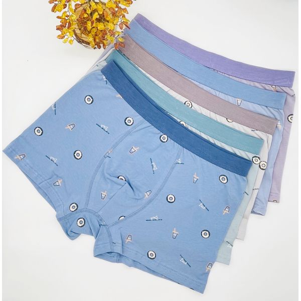Men Boxer Briefs Printed Men's Shorts Boxers Cotton Briefs Underwear Men