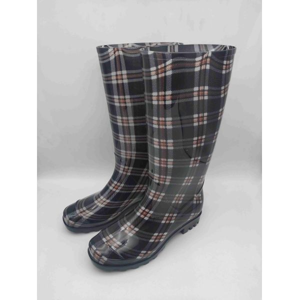 Bottes de pluie sur mesure pour femmes en semelle non glissante pour femmes en semelle haute imperméable