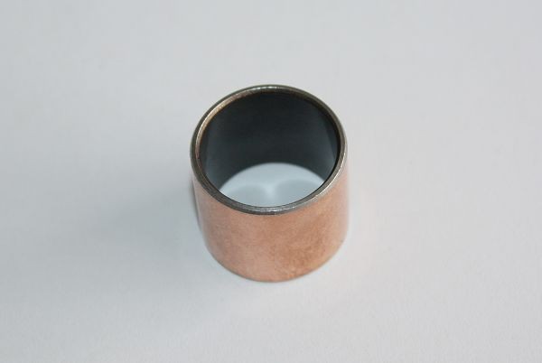DU oilless sliding bushing with PTFE and steel backing thermal conductivity 13-18 W/MK