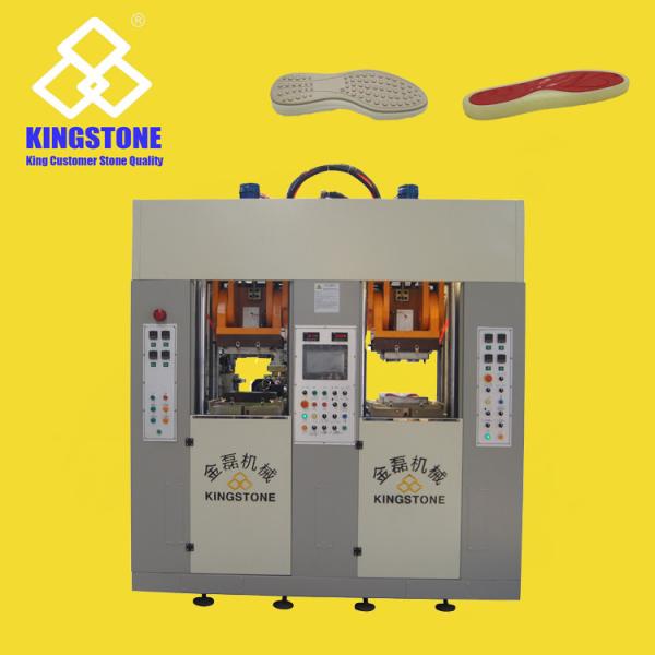 Automatic Vertical Rubber TPU TR PVC Shoe Sole Injection Machine 2 Stations