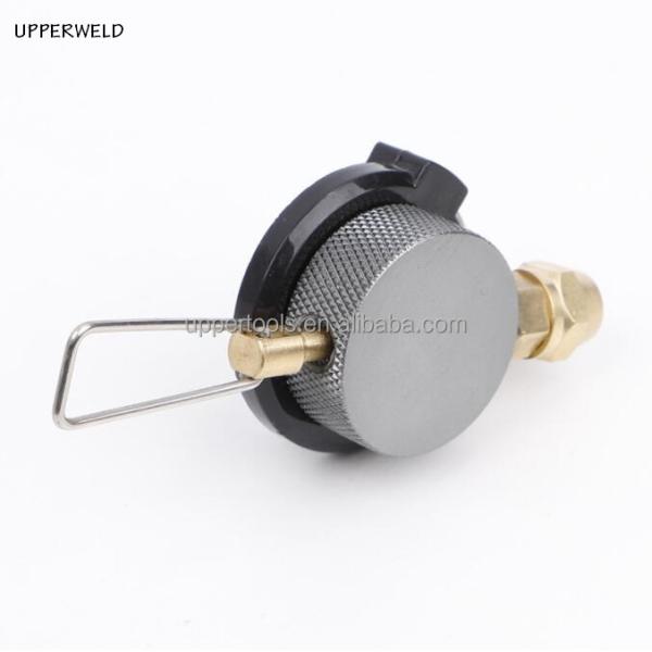 Adaptador de estufa exterior para válvula de carga del tanque de aire portátil y estufa de propano