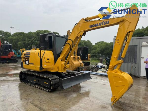 Komatsu PC58 Digger Quality With Hydraulic Pump Komatsu Pc58 Excavator Used