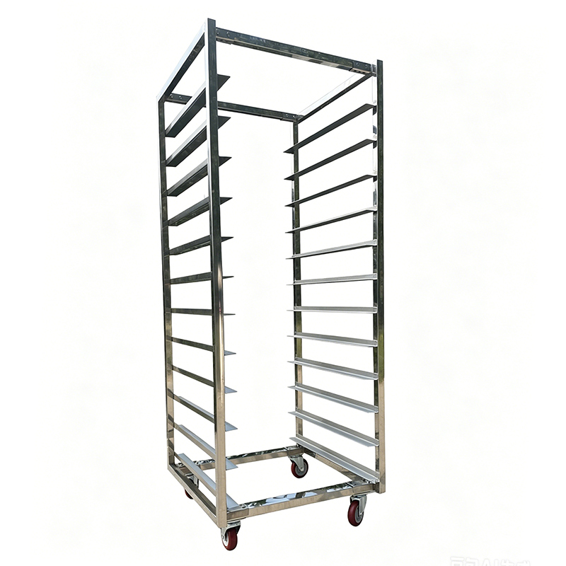 Commercial 15 layers 600 x 400 Stainless Steel Aluminium  Oven Bun Pan Sheet Food Bread Baking Cooling Tray Trolley Bakery Rack