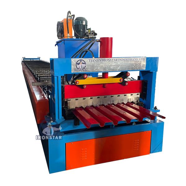 Automated 0.8mm-2mm Floor Deck Roll Forming Machine Deck Roll Former